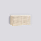 Perforated Cabinet litet 89 × 40 × 45 cm Väggskåp Eggshell