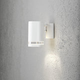 Modena GU10 Ned Transparent Vägglampa Ute Vit, 13 cm