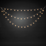 Gardin Snöflingor 44 Varmvita LED Ljusslinga Ute