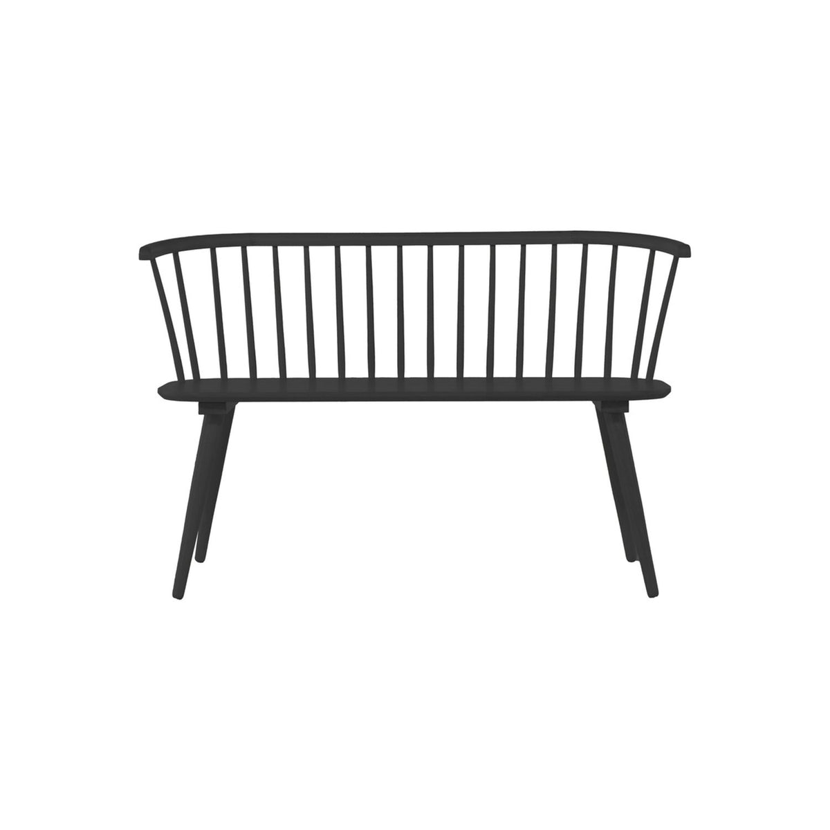 Bobby Bänksoffa Svart, 1208 x 490 x 765