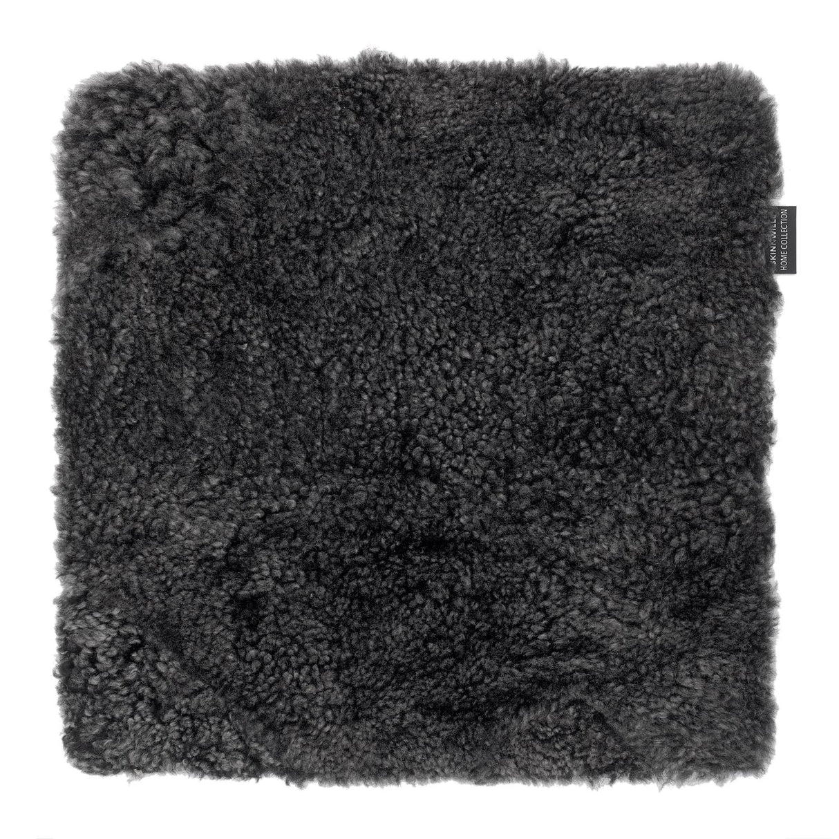 Curly Kvadrat Sittplätt Dark Grey