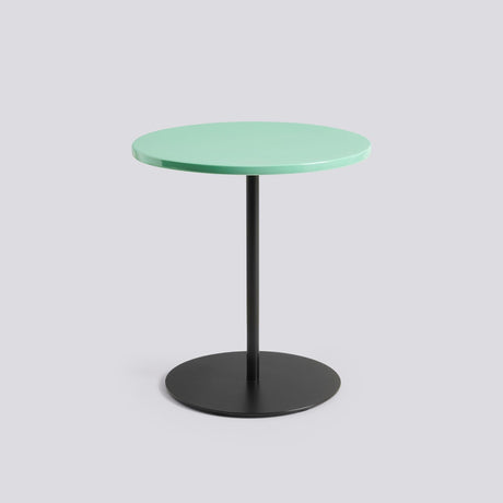 Pyro Ø45 × H49 cm Soffbord Soft jade, Black – pulverlackerat stål