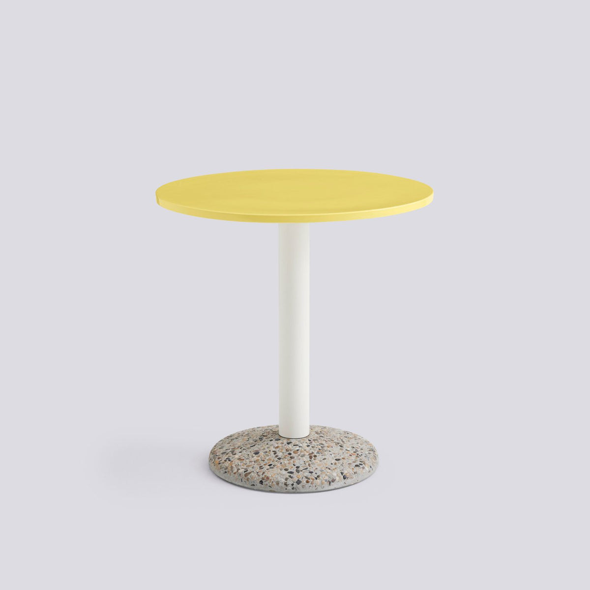 Ceramic Ø70 cm Cafébord Bright yellow