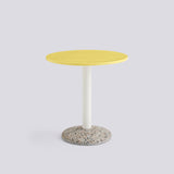 Ceramic Ø70 cm Cafébord Bright yellow