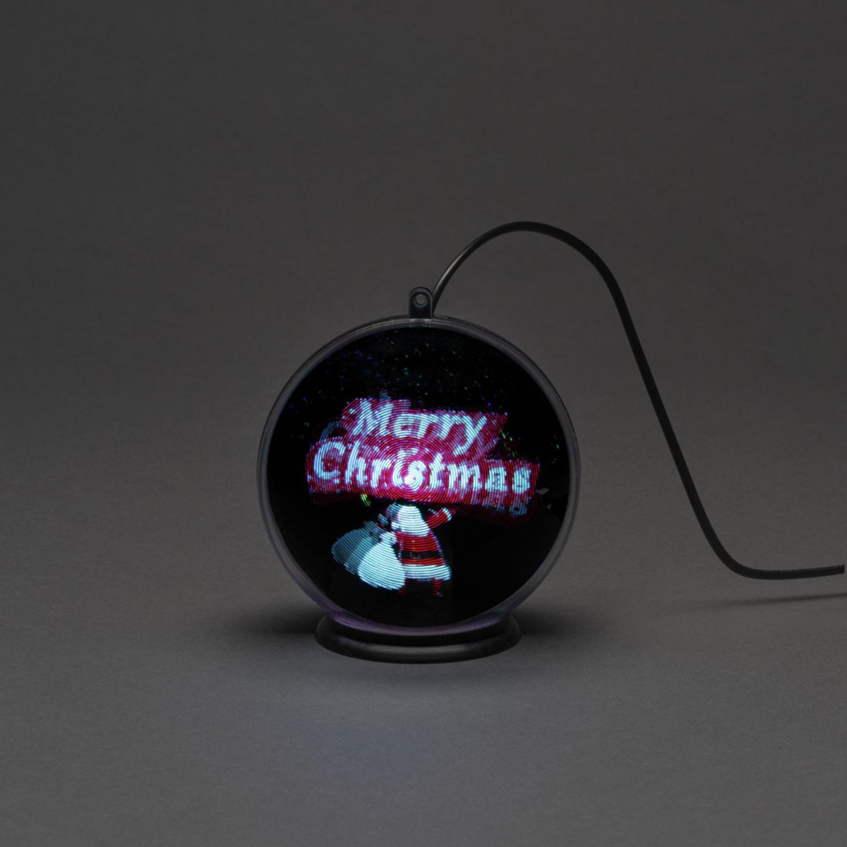 Dekorationsboll 180 cm USB Tmer 2h Stående Ljusdekoration Inne 10 cm, Tomtesäck