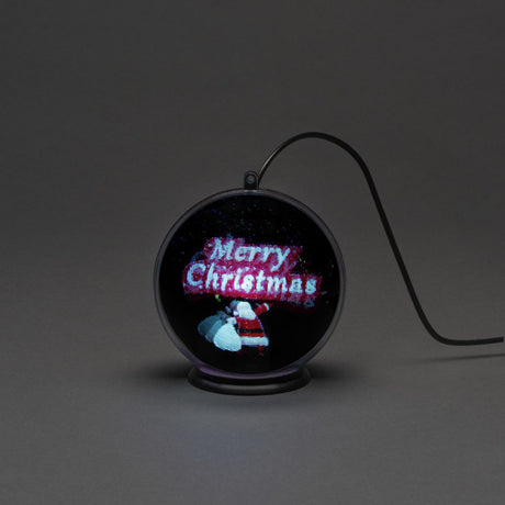 Dekorationsboll 180 cm USB Tmer 2h Stående Ljusdekoration Inne 10 cm, Tomtesäck