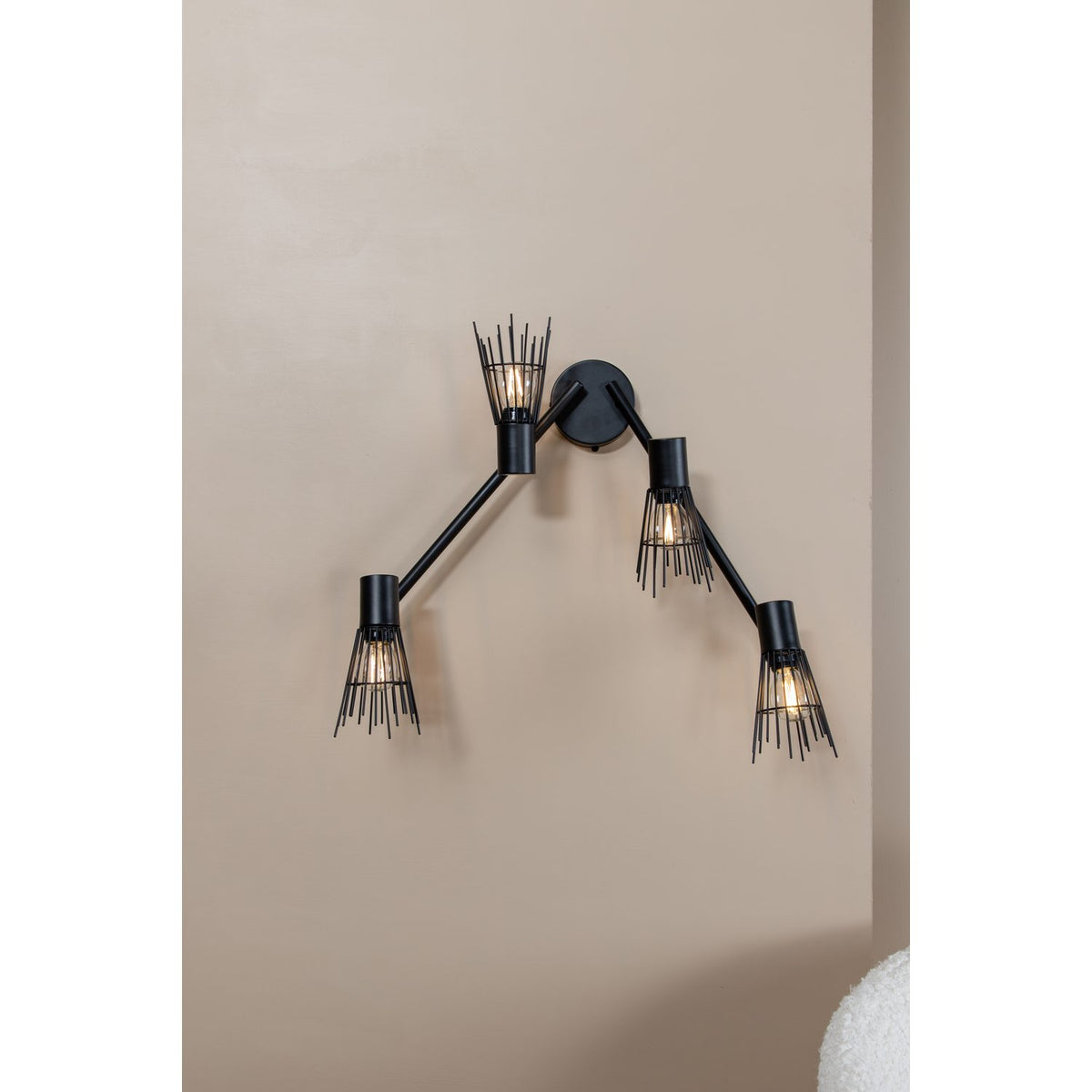 Pico Vägglampa Svart, 19 x 15 x 70