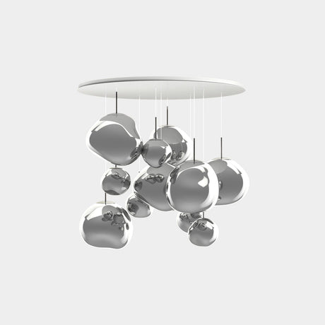 Melt Mega Pendelsystem LED Silver