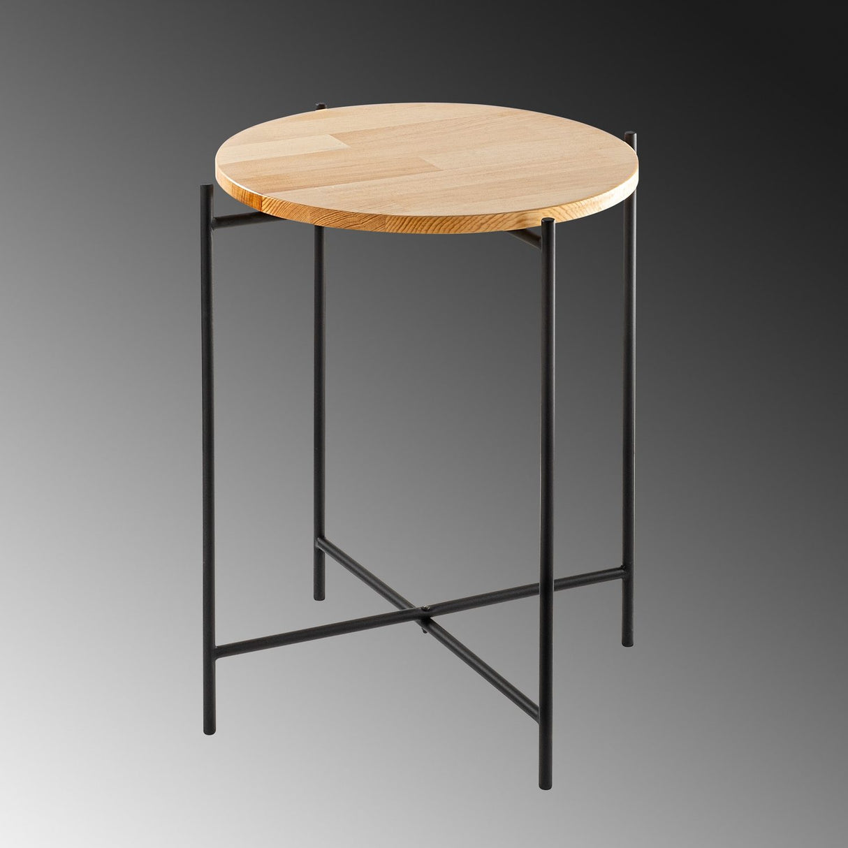 Shado IV (46 x 56 x 46 cm) Soffbord Svart Natur