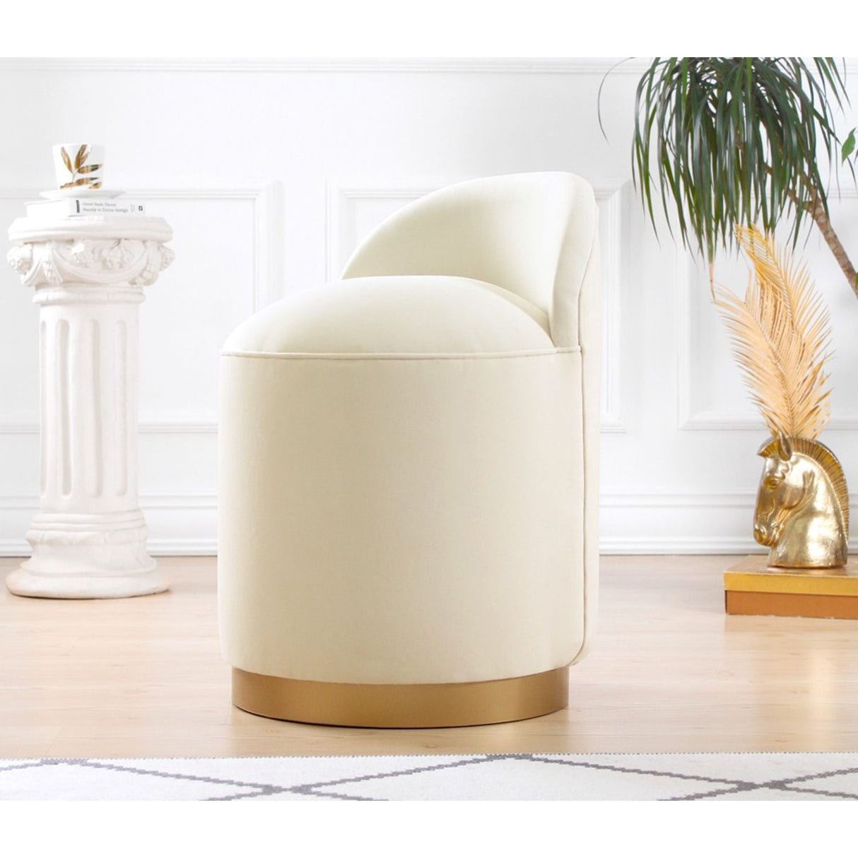 Lima (50 x 70 cm) Puff Creme