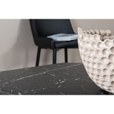 Marbs Runt matbord Svart, MDF, ⌀110