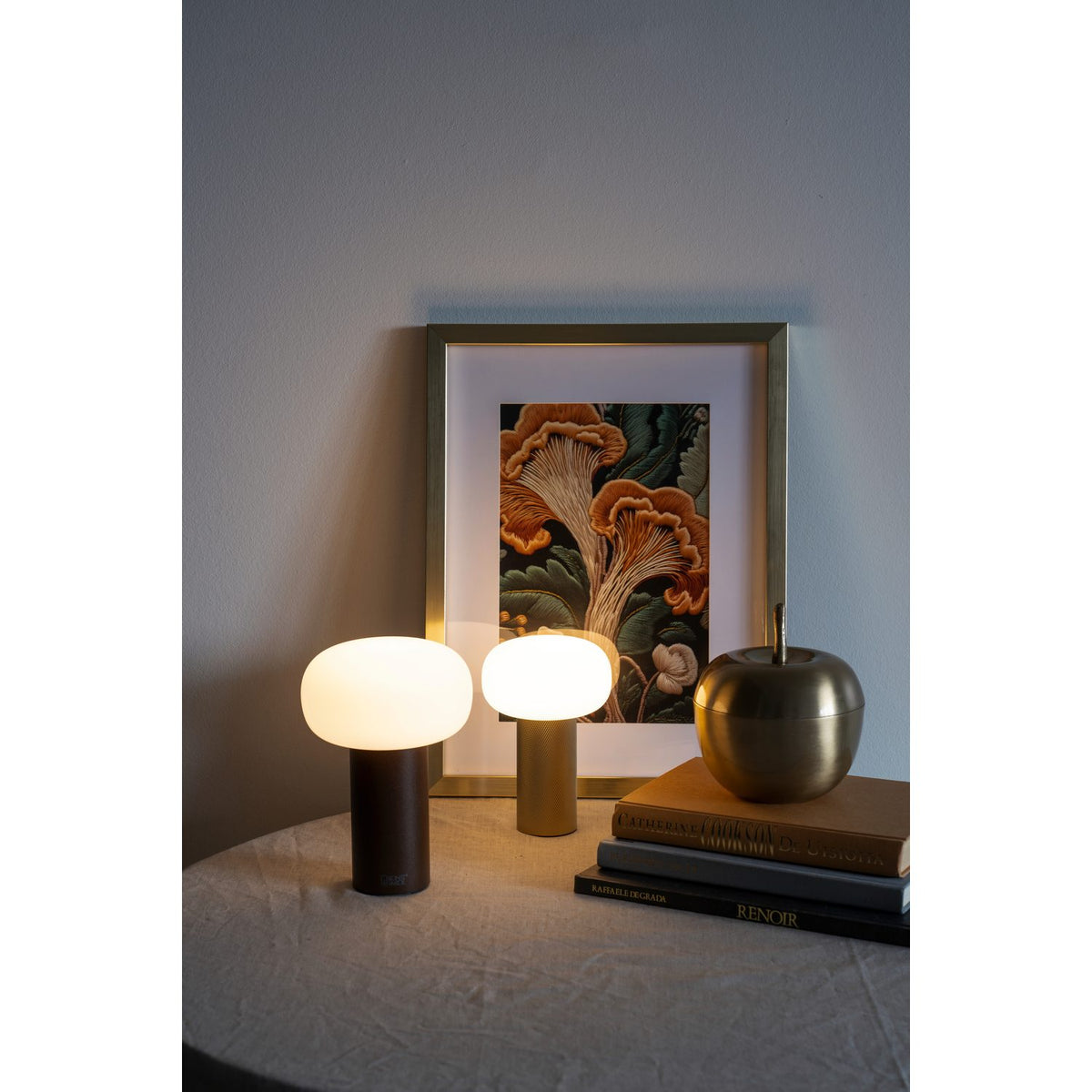 Antibes Mini USB Bordslampa Ute/Inne Mässing
