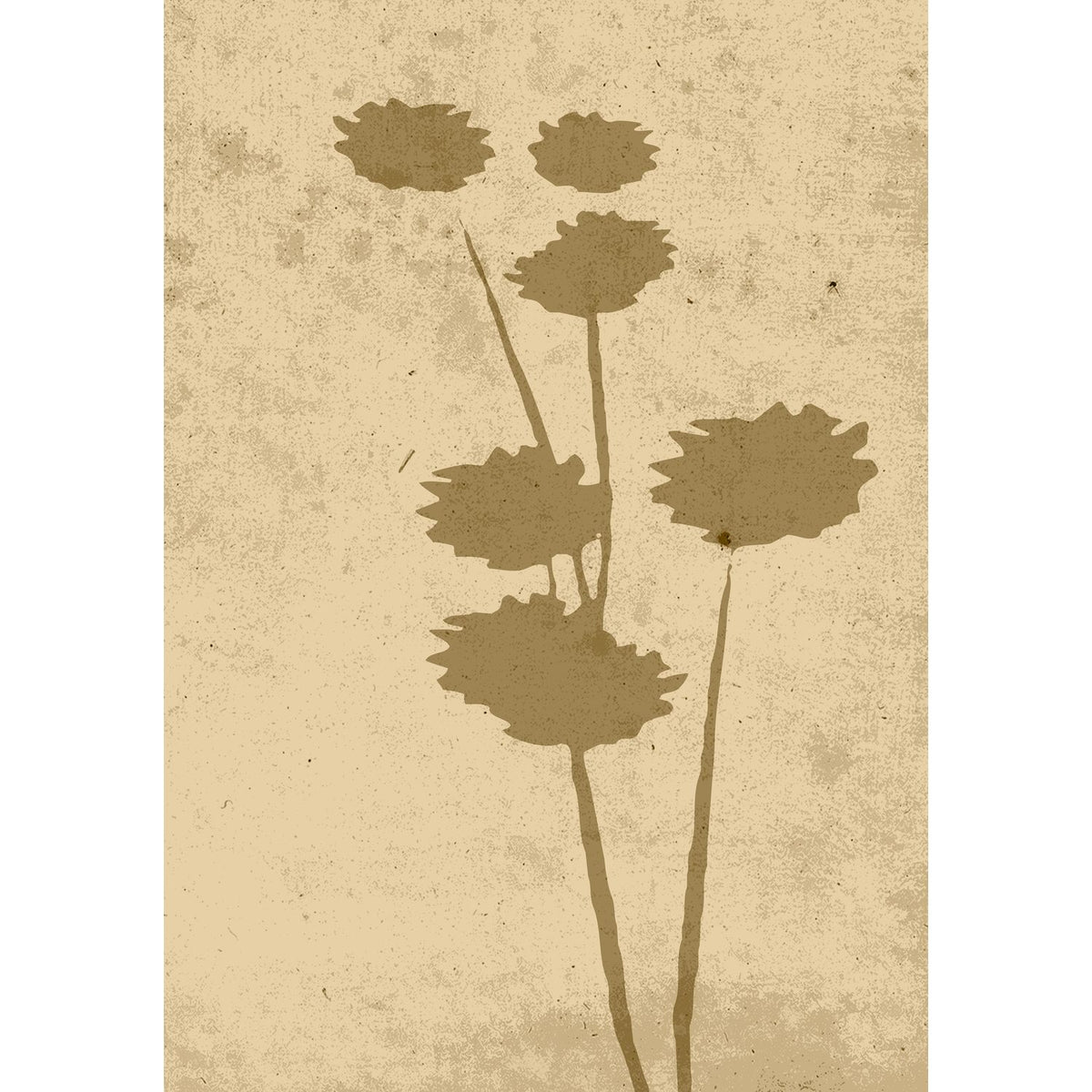 Blomkonst Poster Beige, 70 x 100 cm