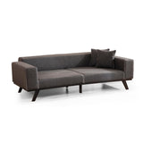 Maputo 3-sits (222 x 92 x 77 cm) 3-sits bäddsoffa Antracit