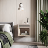 Broholm Nattduksbord 40x40 cm Vitoljad Ek