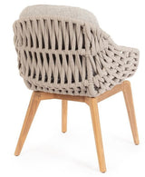 Monterosso Stol Beige/Teak