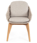 Monterosso Stol Beige/Teak