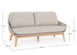 Monterosso Soffa Beige/Teak