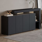 Cork (170 x 80 x 35 cm) Konsolbord Antracit