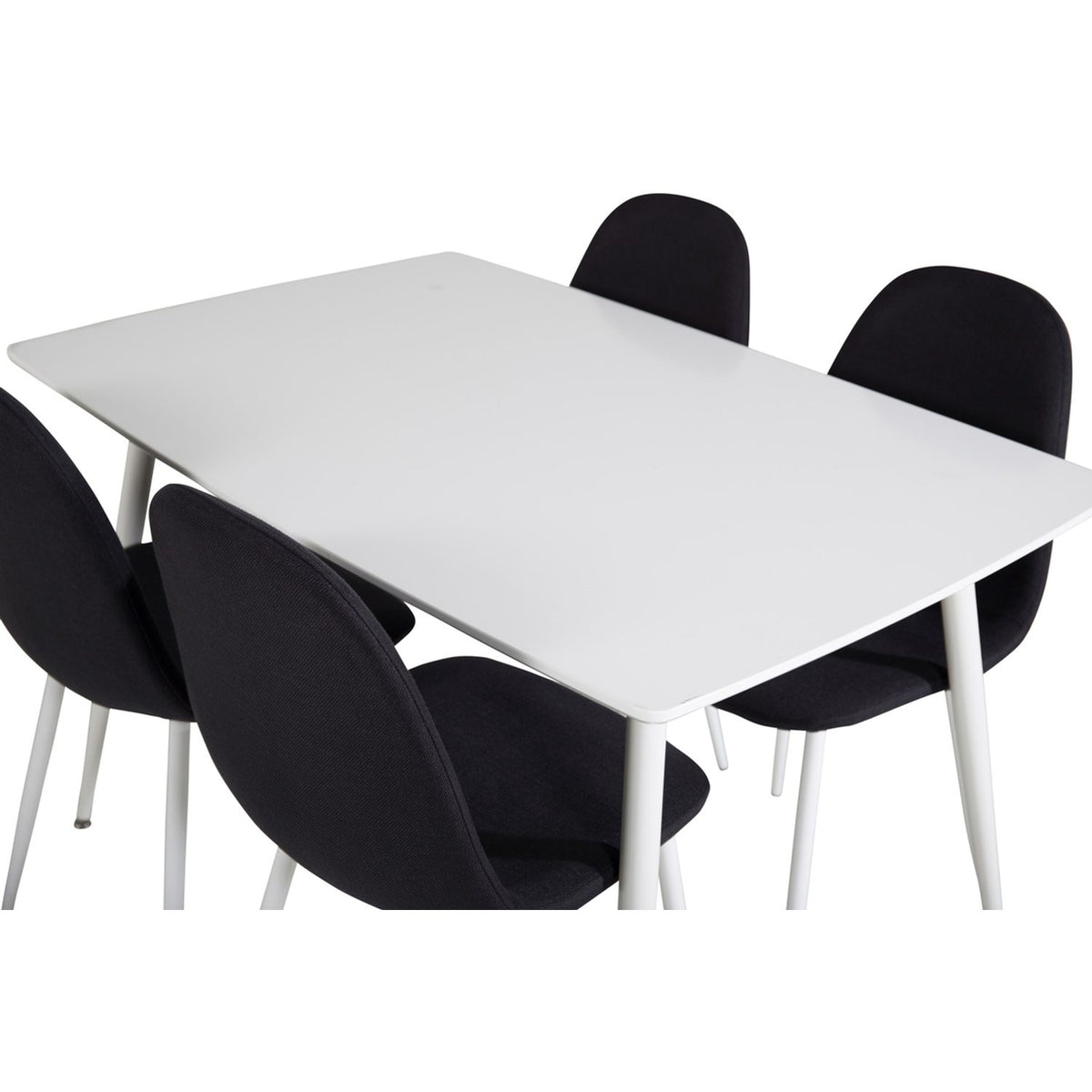Polar, Polar Rektangulär matgrupp Svart, vit, Vit, 120 x 75