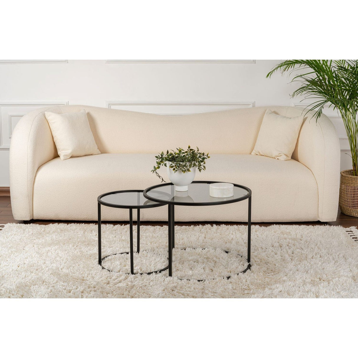 Mastiko Mini Set (42 x 39 x 42 cm) Svart Soffbordsset