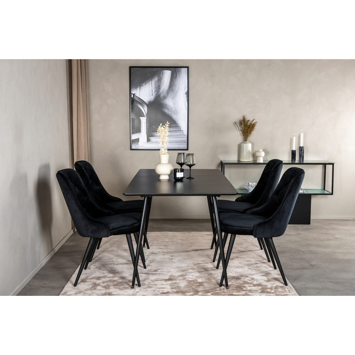 Silar, Velvet Deluxe Rektangulär matgrupp