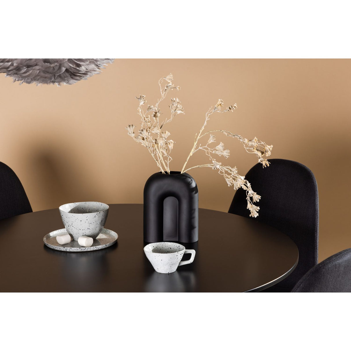 Glade, Polar Rund matgrupp Svart, Svart, ⌀100