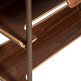 Friyay set om 6 med skrivbord Hylla Walnut