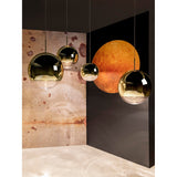 Mirror Ball Pendellampa LED Gold, 40 cm