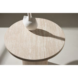 Härön Soffbord Beige, ⌀50
