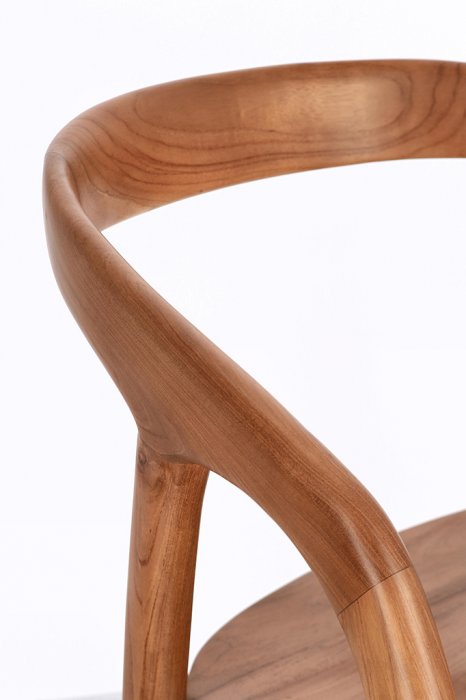 Maple Karmstol Teak Natur