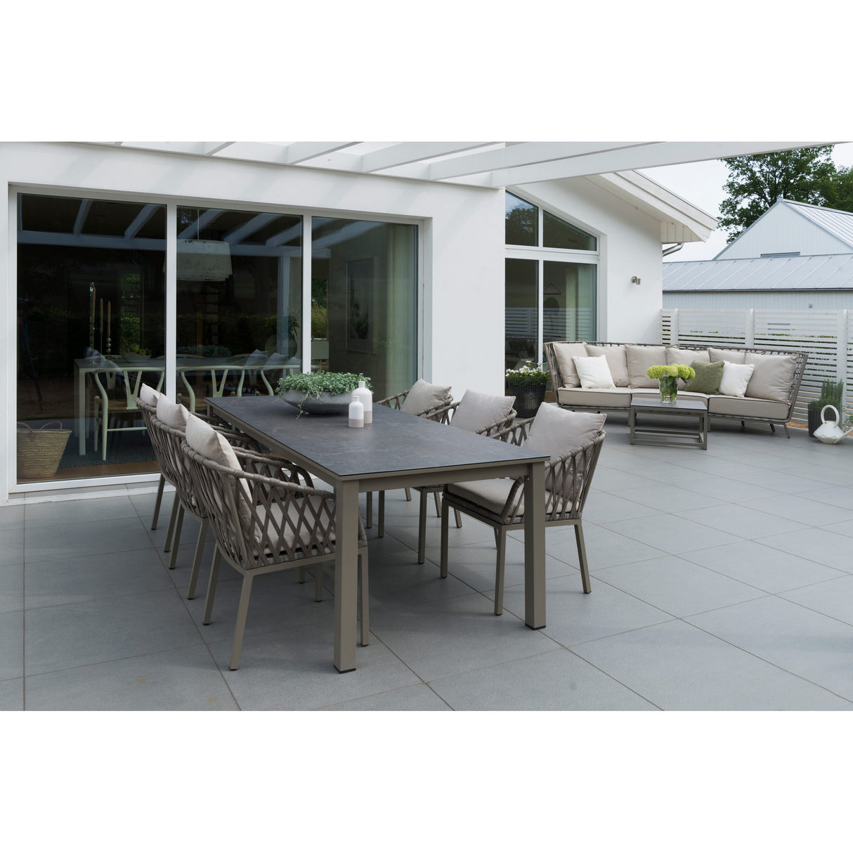 Jet Set 3-Sits Loungesoffa Beige