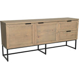 Zion Sideboard Oljad Grå Ekfaner
