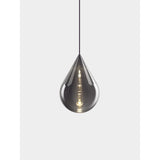 Flare Bead Pendellampa Silver