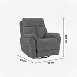 Angela Electric Reclinerfåtölj Svart