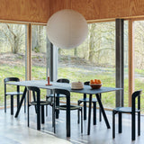 CPH 30 L250 × B90 × H74 cm Matbord Smokey blue – linoleum, Deep blue – massiv ek med vattenbaserad lack