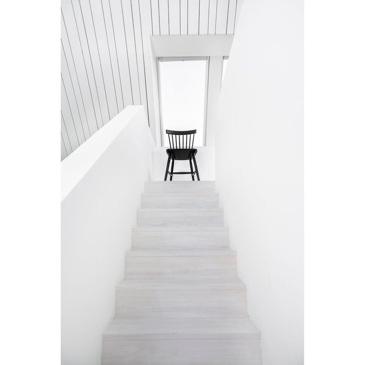 Birka Stol Svartlackad