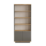 Helsingfors Open (75 x 168,3 x 26,8 cm) Bokhylla Atlantisk furu antracit