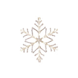 Snöflinga 40cm 24 varmvit LED Ljusdekoration Ute