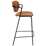 Zed Barstol Vintage Light Brown Art.Leather