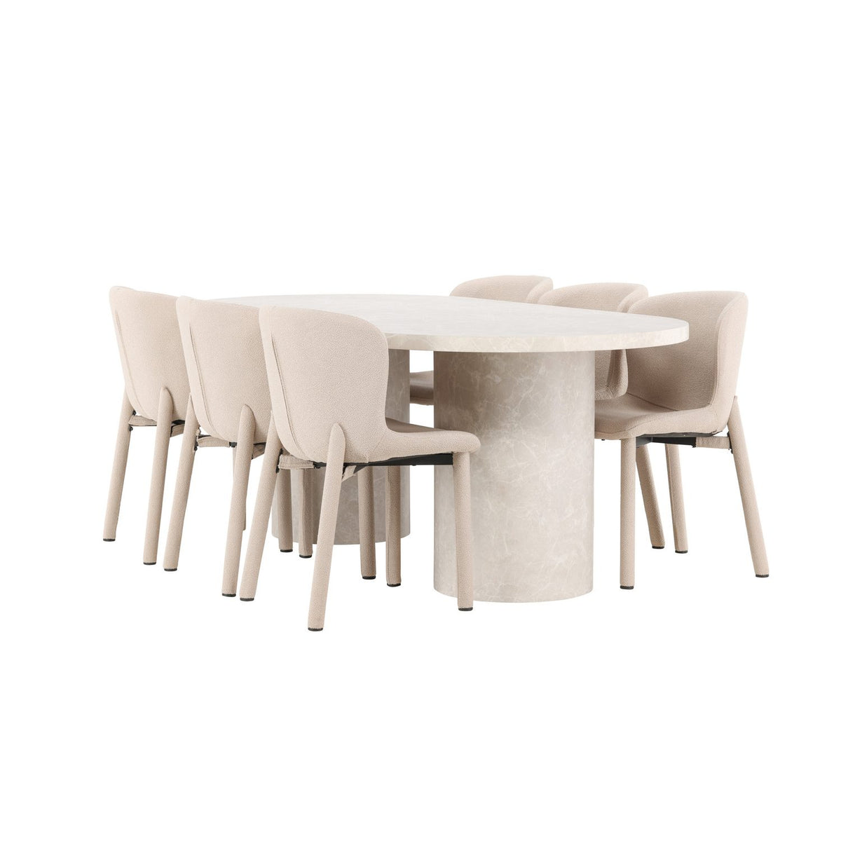 Narvik, Astoria Oval matgrupp Beige, Beige, 200 x 100