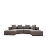 Paramaribo U-form (360-105 x 70 cm) Grå Hörnsoffa