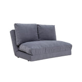 Malabo (32 x 127 x 120 cm) 2-sits bäddsoffa Grå