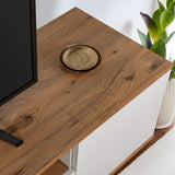 Potenza TV-bänk Vit / Atlantic Pine