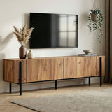 Carlito TV-bänk Atlantic Pine Black