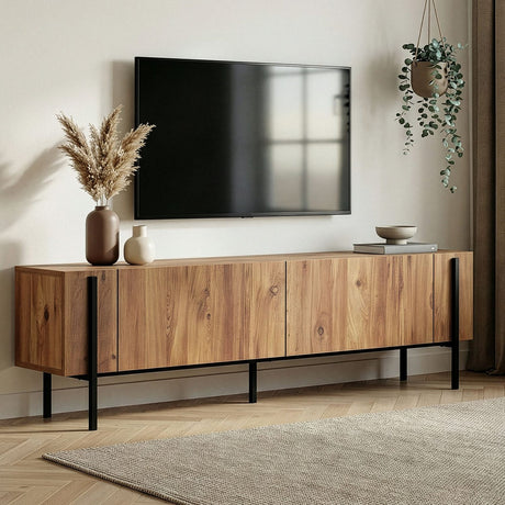 Carlito TV-bänk Atlantic Pine Black