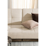 Perugia Bäddsoffa 87x198x95 cm Basel tyg Beige