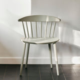J104 Stol White – bokfaner med vattenbaserad lack, White – massiv bok med vattenbaserad lack