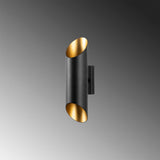Carl Vägglampa Svart / Guld
