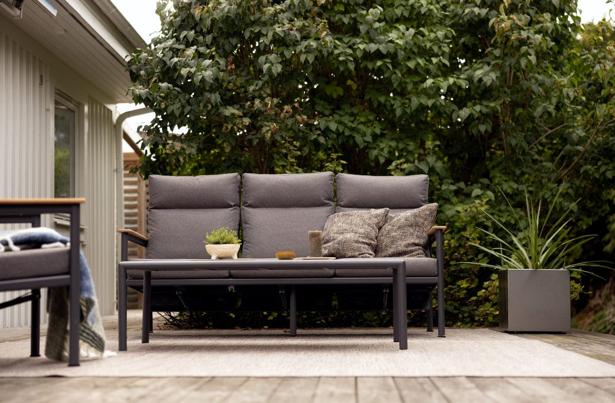 Gordon 3-sits Soffa 199x89 cm Antracit